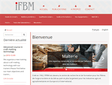 Tablet Screenshot of ifbm.fr